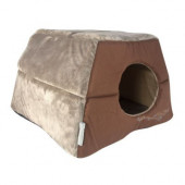 Rogz Igloo Podz Легло за котки във формата на иглу в кафяв цвят и размер 41x41x30 см